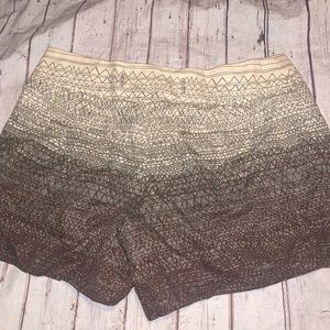 Anthropologie printed linen shorts 12